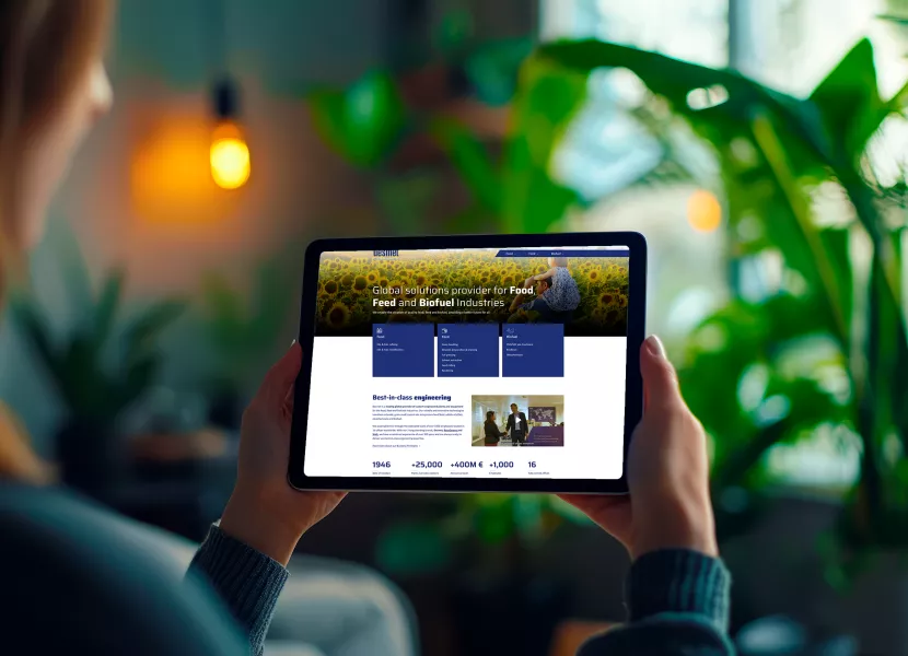 Le site web de Desmet entame sa transformation numérique