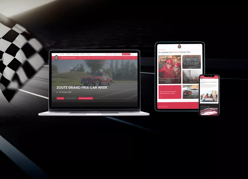 Premium website voor ZOUTE GRAND PRIX