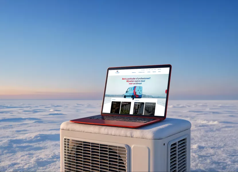 Een frisse UX-website voor OptimaCool 