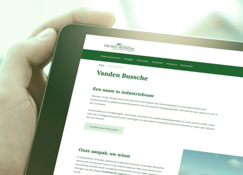 Vanden Bussche zet in op digitale transformatie