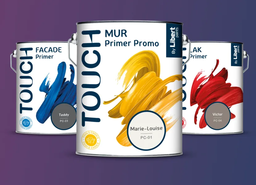 Une 'touch' de branding pour Libert paints