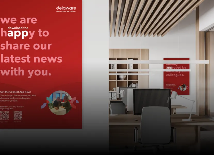 Delaware garde  ses collaborateurs connectés grâce  à une app