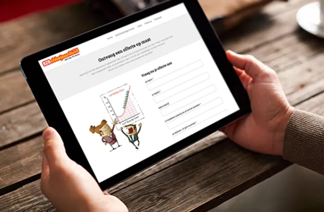 Website als lead generating tool